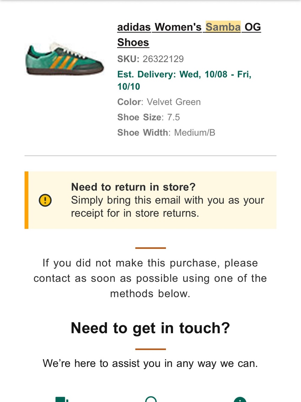 Adidas Samba OG "Court Green/Preloved Yellow/Collegiate Green" sneakers - Picture 10 of 10